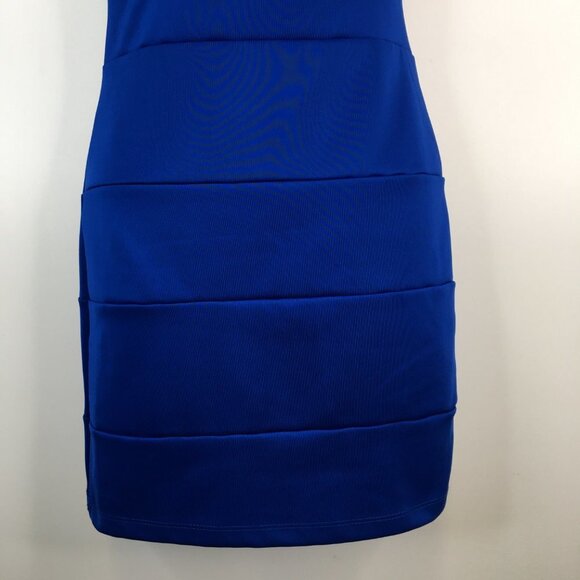Lovers + Friends Worth The Waist Criss Cross Back Blue Dress Size S - Picture 5 of 12